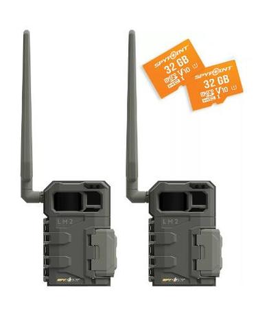 Spypoint LM-2-V Verizon Twin Pack + 2 Memory Cards