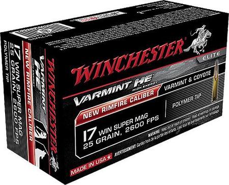 Winchester Varmint High Energy .17 Winchester Super Magnum 25 Grain V-Max | 50 Rounds