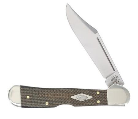 Case Mini Copperlock Natural Canvas Micarta