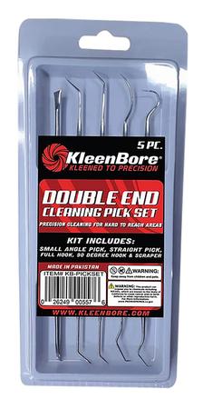 KleenBore KB-PICKSET Stainless Steel Double Ended Gun Pick Set