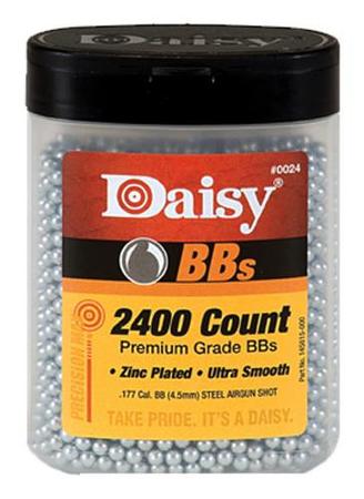 Daisy 24 PrecisionMax Premium 177 Zinc-Plated Steel 2400 Per Bottle