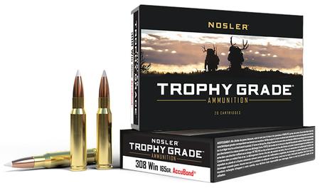 Nosler Trophy Grade .308 Winchester 165 Grain AccuBond | 20 Rounds