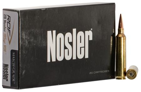 Nosler Match Grade RDF Target 28 Nosler 185 Grain RDFHPBT | 20 Rounds