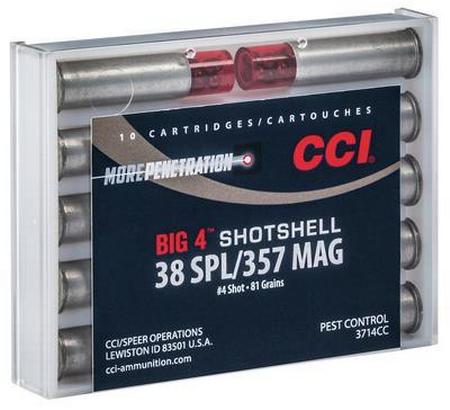 CCI Centerfire .38 Special/.357 Magnum Shot Size 4 10 Per Box