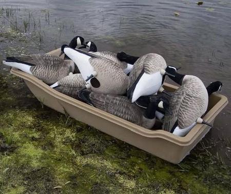 Beavertail Medium Marsh Sport Sled - Brown (Decoys NOT Included.)