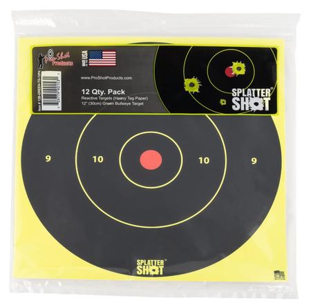 Pro-Shot 12BGREENTG12PK SplatterShot  12