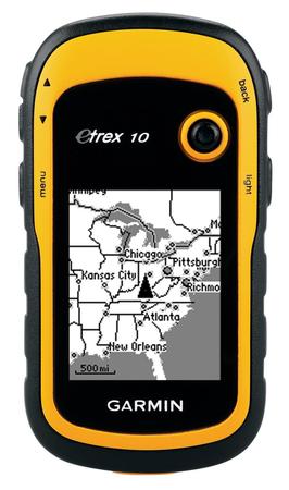 Garmin 0100097000 eTrex 10 Outdoor Recreation 6MB Memory Black/Yellow, 2.20