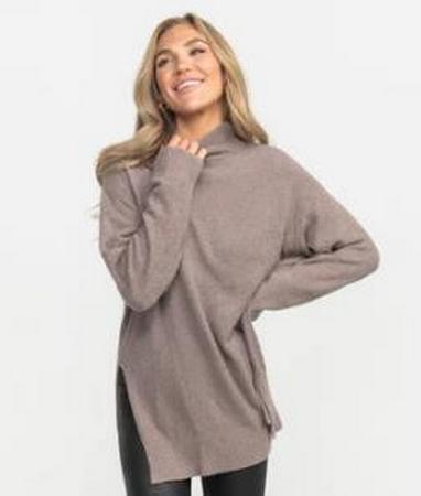 Southern Shirt Dreamluxe Notched Turtlneck Sweater