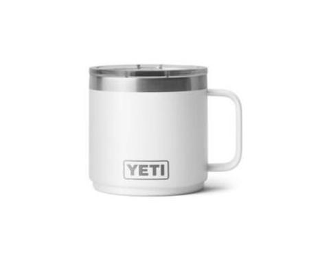 Yeti Rambler 14 Oz Mug 2.0 | White With MagSlider Lid