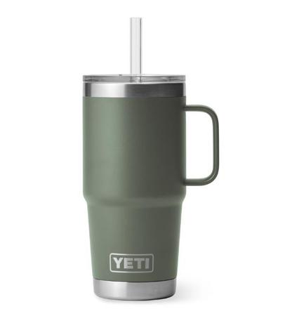 Yeti Rambler 25 Oz Straw Mug | Camp Green