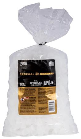 Federal 12P1 Podium Wad Premium 12 Gauge 1 oz White Plastic 500 10