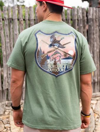 Burlebo Men's SS Rod And Gun Tee