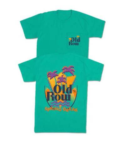 Old Row Spring Break Surf Club Pocket Tee