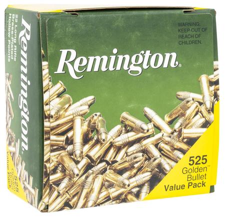 Remington Golden Bullet Value Pack 22 LR 36 Grain HP | 525 Rounds