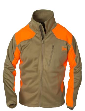 Banded Soft-Shell Upland Full Zip Jacket - Blaze