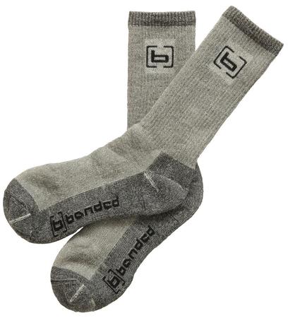 Banded Wool Socks Over The Calf