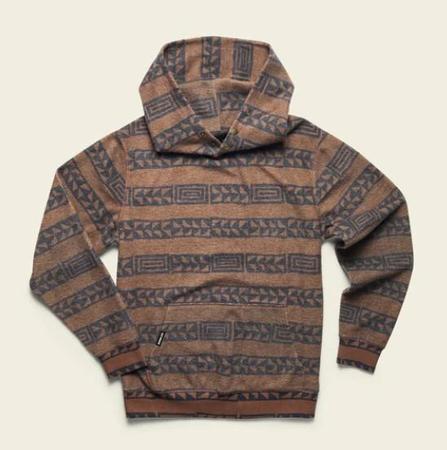 Howler Men's Tajima Hanko Stripe Pullover - Mink Brown