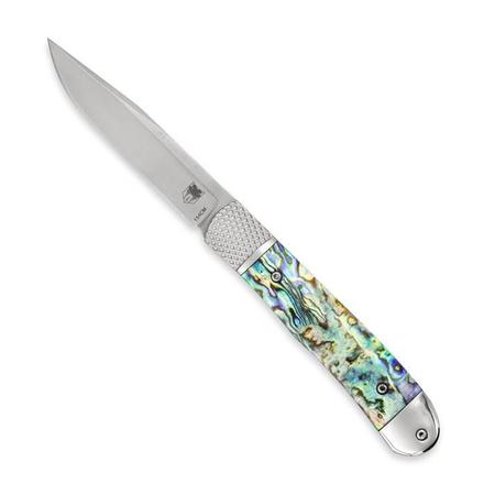 CobraTec Knives Trapper Hidden Release - Abalone With 154CM