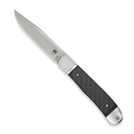 CobraTec Knives Trapper Hidden Release - Carbon Fiber With 154CM