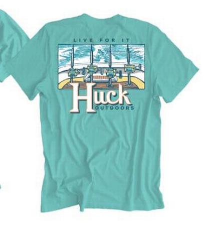 Huck Men's SS Offshore Reels T Shirt