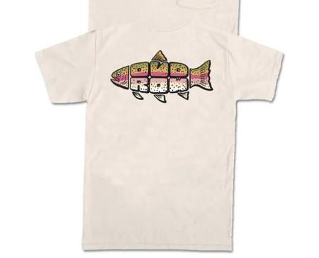 Old Row SS Trout Text T Shirt