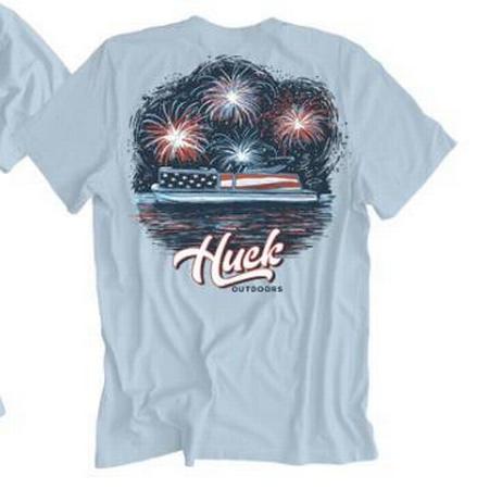 Huck Outdoors Men's SS Weekends In America Tee