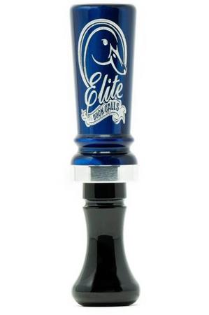 Elite Duck Calls Guide Series Edge Double Reed - Blue Pearl/Black