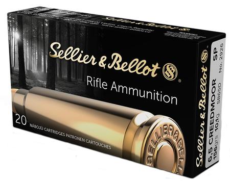 Sellier & Bellot 6.5 Creedmoor 156 Grain SP | 20 Rounds