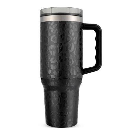 Yukon Outfitters 40 Oz Fit Forty Tumbler - Uv Black Leopard