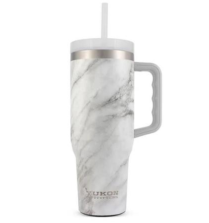 Yukon Outfitters 40 Oz Fit Forty Tumbler - White Marble