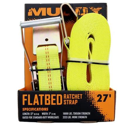 Muddy 27' Flat Bed Ratchet Strap