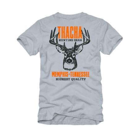 Thacha Men's SS Whitetail Head T Shirt