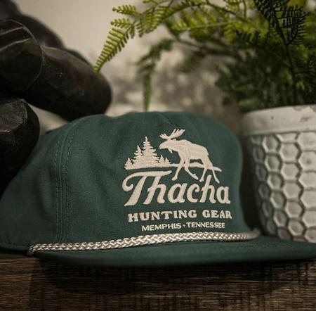 Thacha Moose Pine 5 Panel Rope Cap