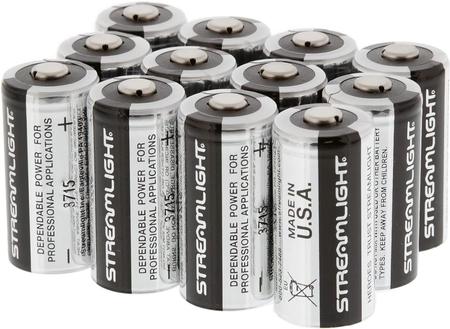 Streamligtht CR123A Lithium Batteries Twelve Pack