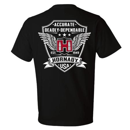 Hornady Men's SS Attitude Shield T Shirt - Black