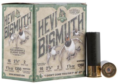 HEVI-Shot HS16702 HEVI-Bismuth  16 Gauge 2.75