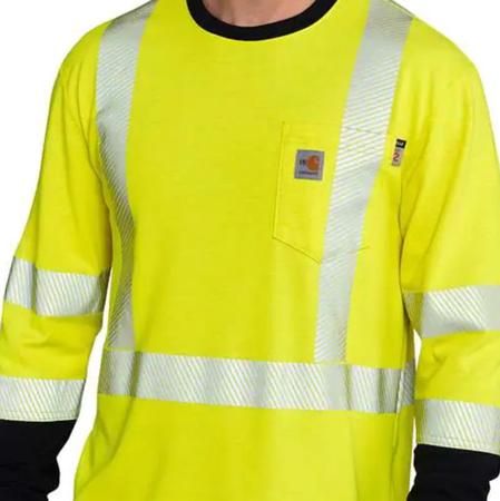 Carhartt Flame-Resistant Hi-Vis Ls T Shirt