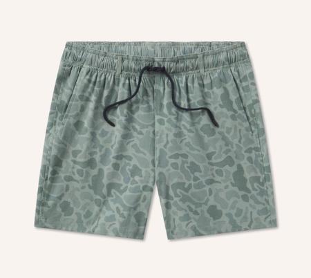 Southern Marsh Harbor Stretch Seawashed Lined Swim Trunk - Camo