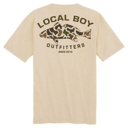 Local Boy Men's SS Vintage Redfish T Shirt