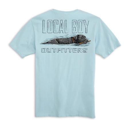 Local Boy Youth SS Fetch Black Lab T Shirt