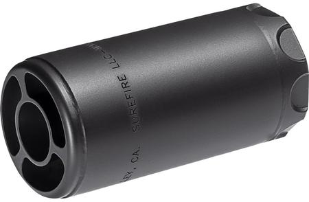 SureFire WARDEN5/8-24-BK Warden  5.56mm/7.62mm 5/8x24 Stainless Steel Black Cerakote