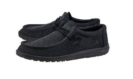 Heydude Mens Wally Sox Micro Total Black