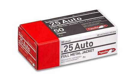 Aguila .25 ACP 50 Grain Full Metal Jacket | 50 Rounds