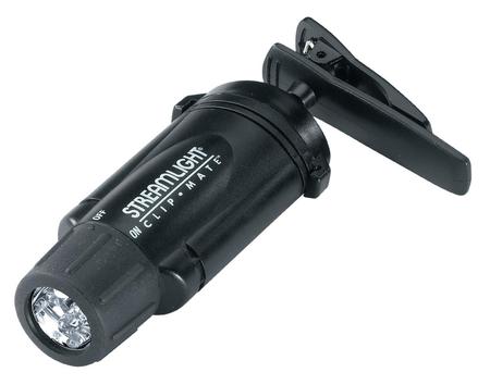 Streamlight ClipMate Light w/Green LEDs 12 Lumens AAA (3) Black