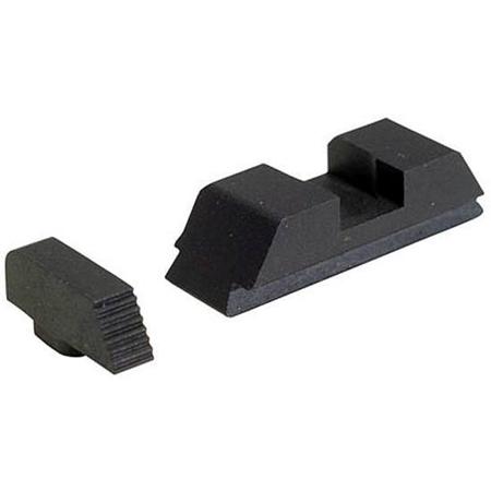 Ameriglo Defoor Performance Tactical Sight Set For Glock | Flat Black | GT504