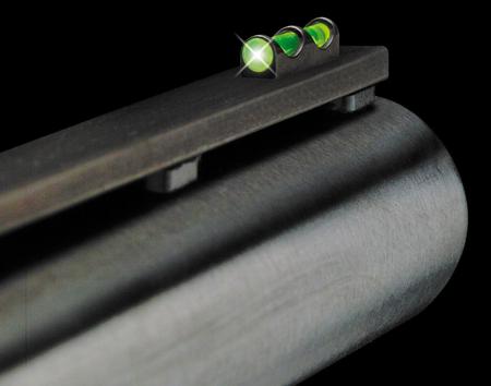 Truglo Long Bead | Fits Shotguns W/Vent & 3mm Base Rib | Fiber Optic Green On Black