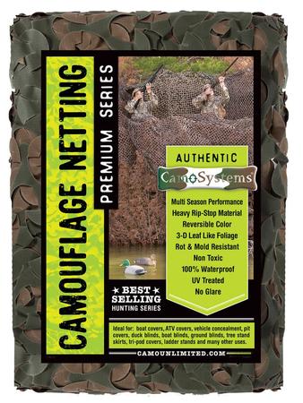 Camo Unlimited Premium Ultra-Lite Camouflage Netting 7'' 10