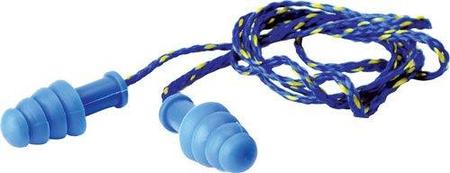 Walker's Corded Foam Ear Plugs | Blue | 2 Per Pack