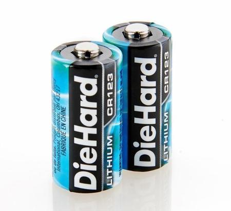 Dorcy Diehard Cr123 2pk Lithium Batteries