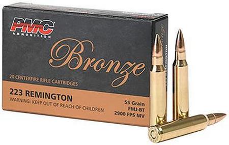 PMC Bronze Line .223 Remington 55 Grain FMJBT | 20 Rounds